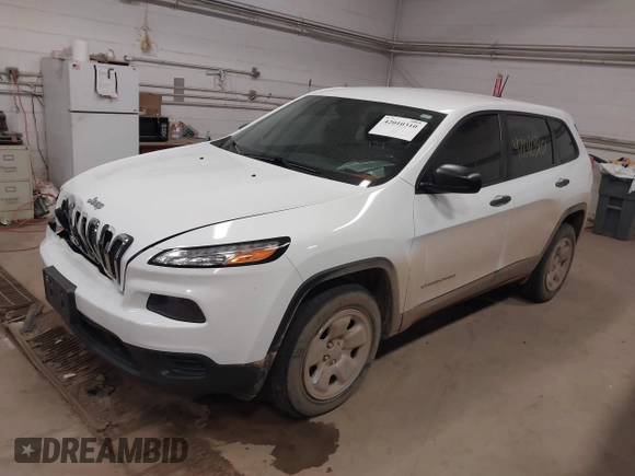 2017 Jeep Cherokee Sport z VIN 1C4PJMAB0HW651253, wystawiony jako IAAI lot #42010310 z przebiegiem 137 894 mil mil oraz . Historia ofert i sprzedaży dostępna na DreamBid. Obrazek 2.