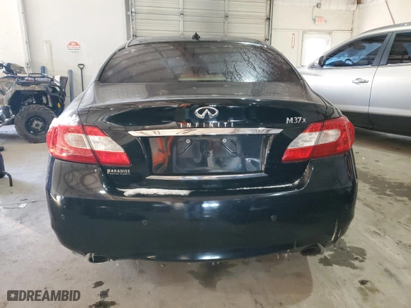 2013 Infiniti M37 with VIN JN1BY1AR8DM603123, listed as a Copart auction lot 42038285 with 195558 miles and Non Repairable. Bid and sale history available at carsss.com. Image 6.