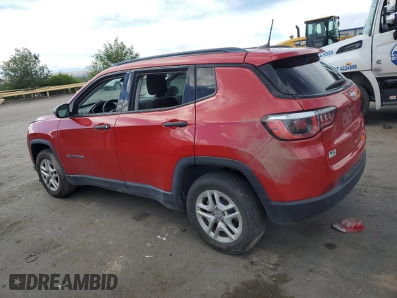 2017 Jeep Compass Sport с VIN 3C4NJCAB6HT659753, выставлен на аукционе Copart как лот 56178755 с пробегом 81 619 миль миль и Списание • Salvage title. История ставок и продаж доступна на DreamBid. Изображение 2.