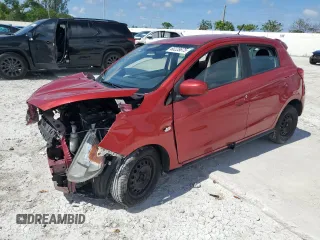2019 Mitsubishi Mirage ES z VIN ML32A3HJ0KH006540, wystawiony jako Copart lot #60228675 z przebiegiem 89 174 mil mil oraz Nie do naprawy • Non repairable. Historia ofert i sprzedaży dostępna na DreamBid. Obrazek 1.