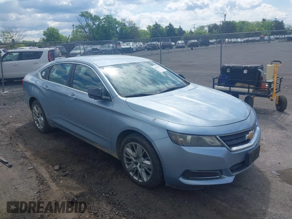 2014 Chevrolet Impala LS with VIN 1G11Y5SL3EU107375, listed as a IAAI auction lot 42153377 with 149,119 mi miles and . Bid and sale history available at DreamBid. Image 1.