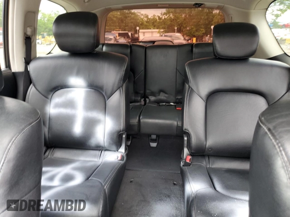 2015 Infiniti QX80 z VIN JN8AZ2NE4F9083550, wystawiony jako Copart lot #58028575 z przebiegiem 87 495 mil mil oraz Szkoda całkowita • Salvage title. Historia ofert i sprzedaży dostępna na DreamBid. Obrazek 10.