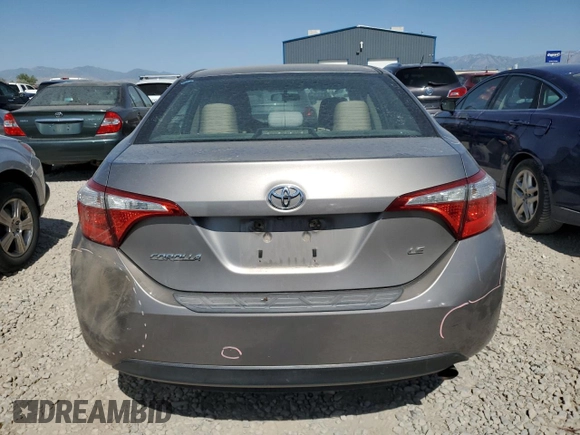 2014 Toyota Corolla L with VIN 5YFBURHE0EP014897, listed as a Copart auction lot 60668845 with 266,691 mi miles and Salvage title. Bid and sale history available at DreamBid. Image 6.