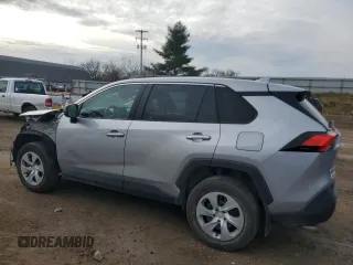 2022 Toyota RAV4 LE with VIN 2T3F1RFVXNW287896, listed as a Copart auction lot 82143804 with 56,981 mi miles and Clean Title. Bid and sale history available at carsss.com. Image 2.