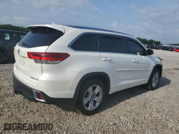 2017 Toyota Highlander Limited with VIN 5TDDZRFH1HS406242, listed as a Copart auction lot 61492715 with 99,285 mi miles and Salvage title. Bid and sale history available at DreamBid. Image 3.