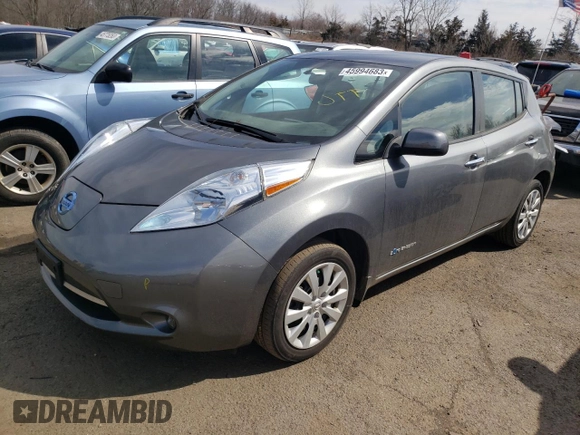 2017 Nissan LEAF SL with VIN 1N4BZ0CPXHC310552, listed as a Copart auction lot 45994683 with 45,270 mi miles. Bid and sale history available at carsss.com. Image 1.