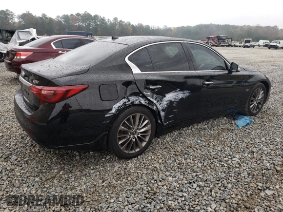2020 Infiniti Q50 3.0t SPORT with VIN JN1EV7AP7LM201826, listed as a Copart auction lot 81064314 with 95,036 mi miles and Salvage Title. Bid and sale history available at carsss.com. Image 3.