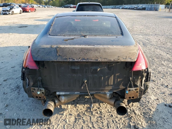 2005 Nissan 350Z with VIN JN1AZ34D05M604790, listed as a Copart auction lot 75707254 with Not Provided miles and Clean Title. Bid and sale history available at DreamBid. Image 6.