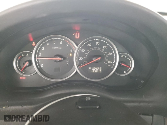 2006 Subaru Legacy Outback Limited with VIN 4S4BP62C167323693, listed as a Copart auction lot 54253955 with 165,810 mi miles and Salvage title. Bid and sale history available at DreamBid. Image 9.