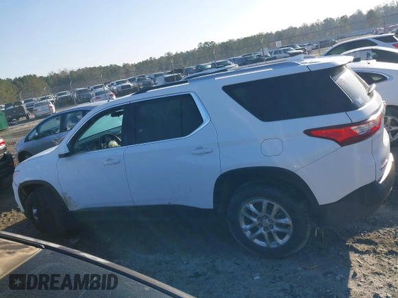 2018 Chevrolet Traverse LT Cloth with VIN 1GNERGKW5JJ206200, listed as a IAAI auction lot 41774993 with 142,587 mi miles. Bid and sale history available at carsss.com. Image 14.