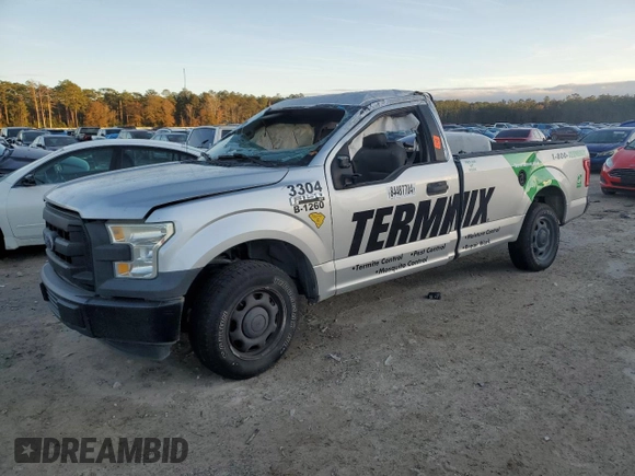 2016 Ford F-150 XL with VIN 1FTNF1CF9GKD66841, listed as a Copart auction lot 84487704 with 0 mi miles and Salvage Title. Bid and sale history available at carsss.com. Image 1.