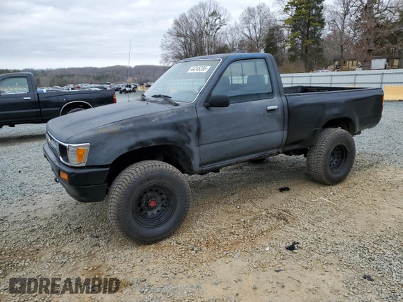 1994 Toyota Pickup DX z VIN 4TARN01P5RZ232120, wystawiony jako Copart lot #44245255 z przebiegiem 123 342 mil mil oraz Czysty tytuł • Clean title. Historia ofert i sprzedaży dostępna na DreamBid. Obrazek 1.