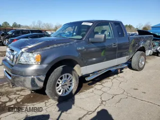 2007 Ford F-150 STX with VIN 1FTRX14W07KC78225, listed as a Copart auction lot 48355025 with 218,619 mi miles and Salvage Title. Bid and sale history available at carsss.com. Image 1.
