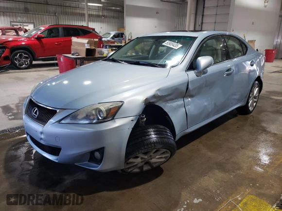 2012 Lexus IS 250 z VIN JTHCF5C20C5056371, wystawiony jako Copart lot #50906435 z przebiegiem 111 783 mil mil oraz Szkoda całkowita • Salvage title. Historia ofert i sprzedaży dostępna na DreamBid. Obrazek 1.