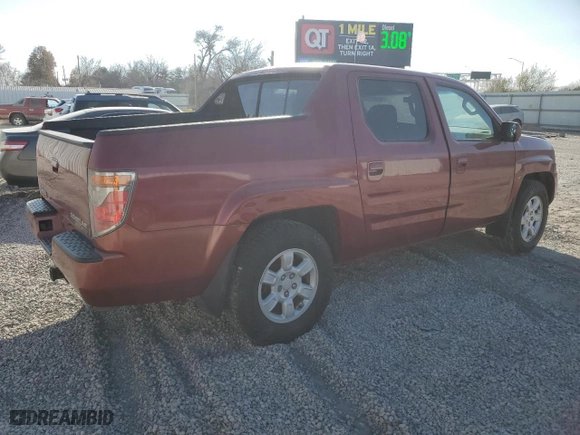2006 Honda Ridgeline RTS with VIN 2HJYK16466H544242, listed as a Copart auction lot 82997204 with 305,119 mi miles and Salvage Title. Bid and sale history available at carsss.com. Image 3.