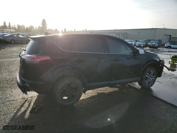 2018 Toyota RAV4 LE with VIN 2T3BFREV6JW742321, listed as a Copart auction lot 47231285 with 0 mi miles and Salvage Title. Bid and sale history available at carsss.com. Image 3.