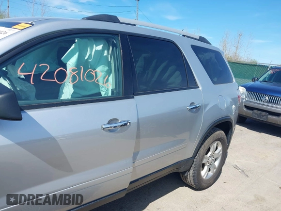 2012 GMC Acadia SLE with VIN 1GKKRPED2CJ405489, listed as a IAAI auction lot 42081026 with 130,932 mi miles. Bid and sale history available at carsss.com. Image 14.