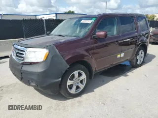 2013 Honda Pilot EX-L z VIN 5FNYF3H58DB044788, wystawiony jako Copart lot #60202325 z przebiegiem Nie podano mil oraz Szkoda całkowita • Salvage title. Historia ofert i sprzedaży dostępna na DreamBid. Obrazek 1.