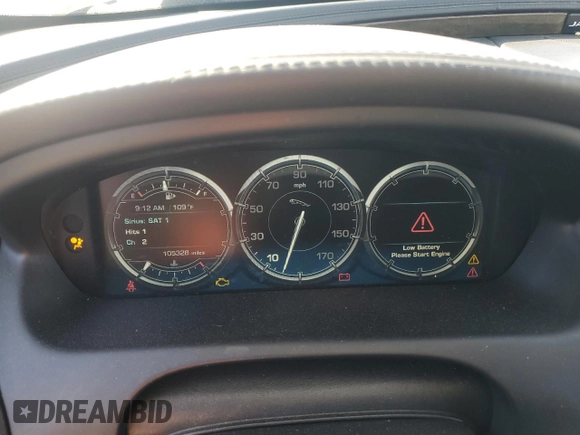 2014 Jaguar XJ with VIN SAJWA2GZXE8V59542, listed as a Copart auction lot 73672614 with 105,328 mi miles and Salvage Title. Bid and sale history available at carsss.com. Image 9.
