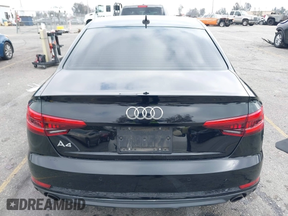 2017 Audi A4 Premium Plus with VIN WAULNAF41HN057768, listed as a IAAI auction lot 41483770 with 81,049 mi miles. Bid and sale history available at carsss.com. Image 16.