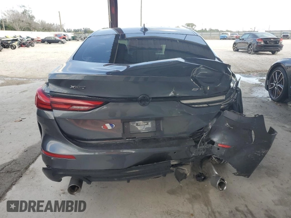 2021 BMW 2 Series 228i xDrive with VIN WBA73AK07M7G45024, listed as a Copart auction lot 54228185 with 17,720 mi miles and Non Repairable. Bid and sale history available at DreamBid. Image 6.