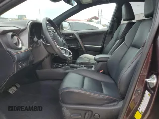 2018 Toyota RAV4 SE with VIN 2T3NFREV8JW444933, listed as a Copart auction lot 55832085 with 75,445 mi miles and Salvage title. Bid and sale history available at DreamBid. Image 7.