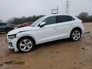 2021 Audi Q5 Premium Plus with VIN WA1BAAFY2M2021493, listed as a Copart auction lot 67912862 with 28,067 mi miles. Bid and sale history available at carsss.com. Image 1.