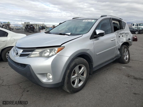 2015 Toyota RAV4 XLE with VIN 2T3RFREV0FW303718, listed as a Copart auction lot 48162115 with 196,425 mi miles and Salvage Title. Bid and sale history available at carsss.com. Image 1.