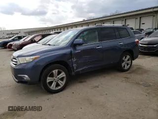 2012 Toyota Highlander Limited with VIN 5TDDK3EH9CS154252, listed as a Copart auction lot 48169895 with 225,493 mi miles and Salvage title. Bid and sale history available at DreamBid. Image 1.