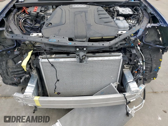 2023 Audi Q7 Premium with VIN WA1ACBF76PD006622, listed as a Copart auction lot 54844615 with 17,101 mi miles and Salvage title. Bid and sale history available at DreamBid. Image 12.