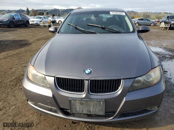 2008 BMW 3 Series 328i with VIN WBAVC53528FZ88308, listed as a Copart auction lot 44586365 with 214,205 mi miles and Non Repairable. Bid and sale history available at carsss.com. Image 5.