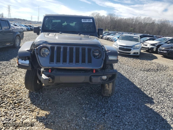 2018 Jeep Wrangler Unlimited Rubicon with VIN 1C4HJXFG4JW298533, listed as a Copart auction lot 45891385 with 80,833 mi miles and Salvage Title. Bid and sale history available at carsss.com. Image 5.