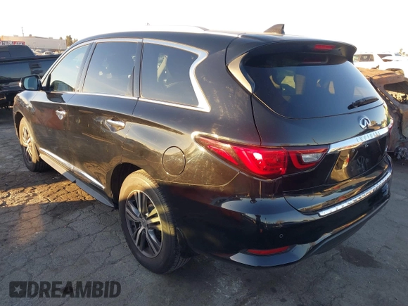 2020 Infiniti QX60 Pure with VIN 5N1DL0MNXLC505914, listed as a IAAI auction lot 41336979 with 53,813 mi miles and . Bid and sale history available at DreamBid. Image 3.