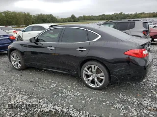 2013 Infiniti M37 with VIN JN1BY1AR7DM602898, listed as a Copart auction lot 79748604 with 247,068 mi miles and Salvage Title. Bid and sale history available at carsss.com. Image 2.
