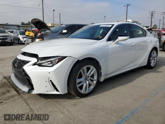 2023 Lexus IS 300 with VIN JTHCA1D22P5123953, listed as a Copart auction lot 54215025 with 11,501 mi miles and Salvage title. Bid and sale history available at DreamBid. Image 1.