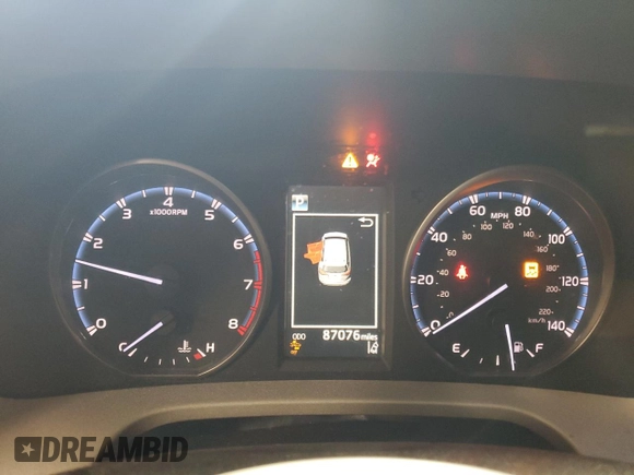 2018 Toyota RAV4 LE with VIN 2T3BFREV8JW740134, listed as a Copart auction lot 51108185 with 87,076 mi miles and Salvage Title. Bid and sale history available at carsss.com. Image 9.