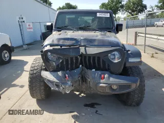 2020 Jeep Wrangler Unlimited Rubicon z VIN 1C4HJXFG4LW194482, wystawiony jako Copart lot #54494825 z przebiegiem 50 358 mil mil oraz Szkoda całkowita • Salvage title. Historia ofert i sprzedaży dostępna na DreamBid. Obrazek 5.