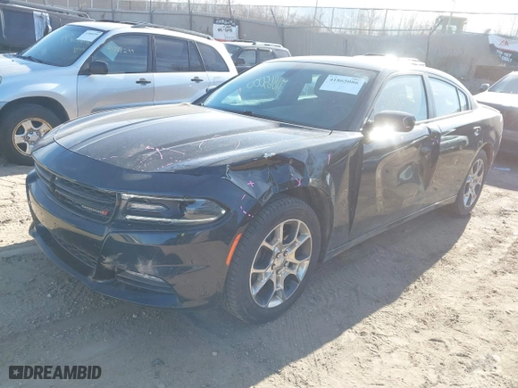 2016 Dodge Charger SXT with VIN 2C3CDXJG5GH105388, listed as a IAAI auction lot 41865086 with 57,535 mi miles. Bid and sale history available at carsss.com. Image 17.