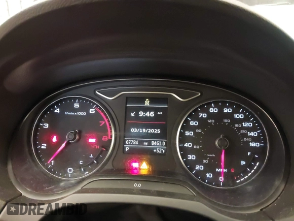2015 Audi S3 2.0T Premium Plus with VIN WAUBFGFF9F1127440, listed as a IAAI auction lot 41812274 with 67,784 mi miles. Bid and sale history available at carsss.com. Image 7.