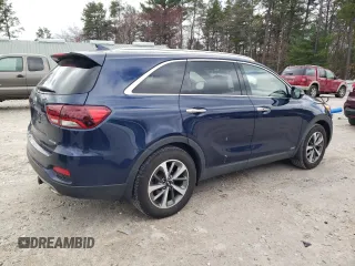 2019 Kia Sorento EX V6 with VIN 5XYPHDA54KG463085, listed as a Copart auction lot 53067765 with 74,929 mi miles and Salvage Title. Bid and sale history available at carsss.com. Image 3.