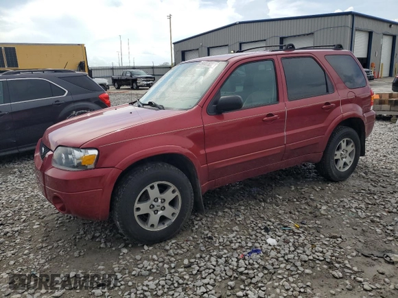 2005 Ford Escape Limited with VIN 1FMYU04165KA33277, listed as a Copart auction lot 54407625 with 217,317 mi miles and Salvage title. Bid and sale history available at DreamBid. Image 1.
