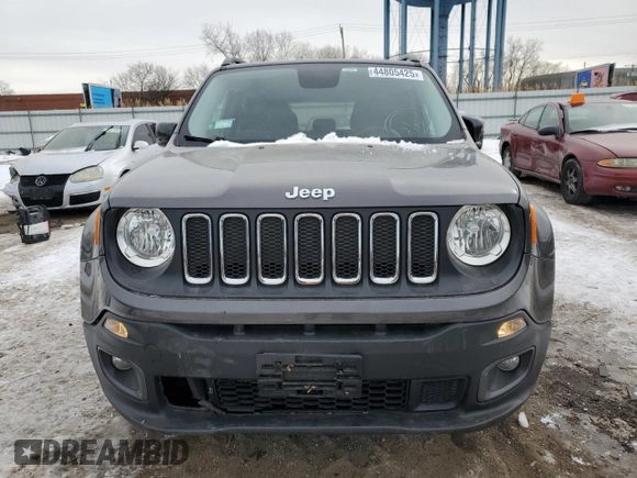 2017 Jeep Renegade Altitude with VIN ZACCJBBB8HPF62271, listed as a Copart auction lot 44805425 with 28,915 mi miles and Salvage Title. Bid and sale history available at carsss.com. Image 5.