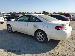 2001 Toyota Solara SE with VIN 2T1CF22P81C458104, listed as a Copart auction lot 73561244 with 74,177 mi miles and Salvage Title. Bid and sale history available at carsss.com. Image 2.