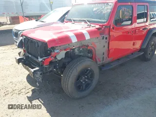 2020 Jeep Wrangler Unlimited Willys with VIN 1C4HJXDN5LW130646, listed as a IAAI auction lot 41979764 with 66,244 mi miles and . Bid and sale history available at DreamBid. Image 6.