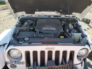 2018 Jeep Wrangler JK Unlimited Sahara with VIN 1C4HJWEG7JL910656, listed as a Copart auction lot 73414244 with 50,519 mi miles and Salvage Title. Bid and sale history available at carsss.com. Image 12.