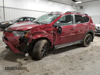 2018 Toyota RAV4 XLE with VIN 2T3RFREV1JW796091, listed as a Copart auction lot 49868845 with 71,878 mi miles and Salvage Title. Bid and sale history available at DreamBid. Image 1.