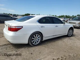 2007 Lexus LS 460 with VIN JTHBL46F675022583, listed as a Copart auction lot 56271485 with 256,234 mi miles and Clean Title. Bid and sale history available at DreamBid. Image 3.
