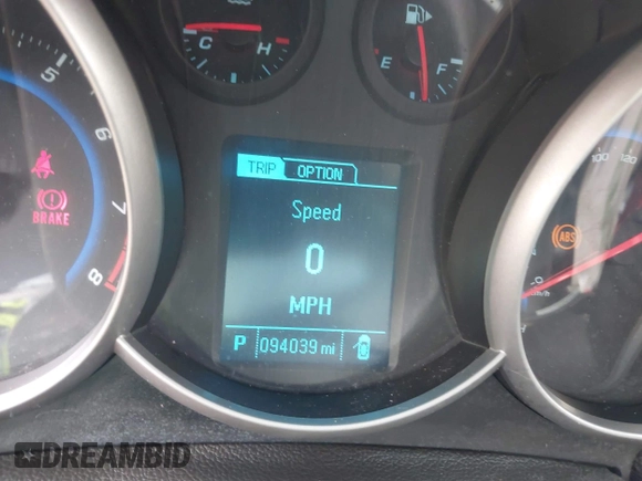 2015 Chevrolet Cruze LT with VIN 1G1PC5SB2F7280076, listed as a IAAI auction lot 41962830 with 94,039 mi miles and . Bid and sale history available at DreamBid. Image 7.