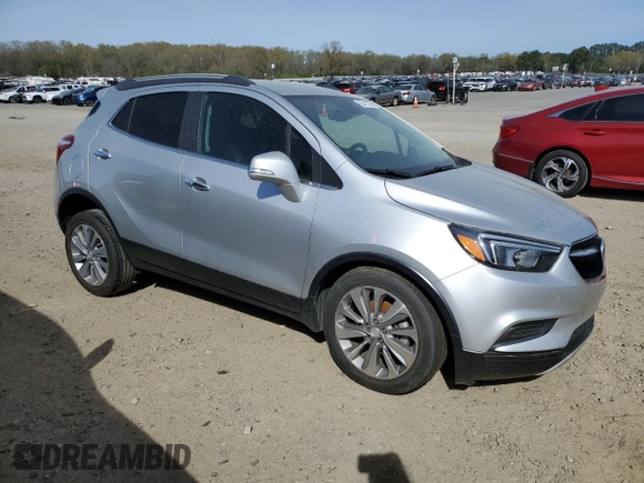 2018 Buick Encore Preferred with VIN KL4CJASB5JB703348, listed as a Copart auction lot 50417355 with 47,778 mi miles and Salvage Title. Bid and sale history available at DreamBid. Image 4.