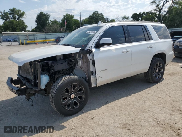 2016 GMC Yukon SLT with VIN 1GKS2BKC2GR253823, listed as a Copart auction lot 62029824 with 98,825 mi miles and Salvage Title. Bid and sale history available at carsss.com. Image 1.